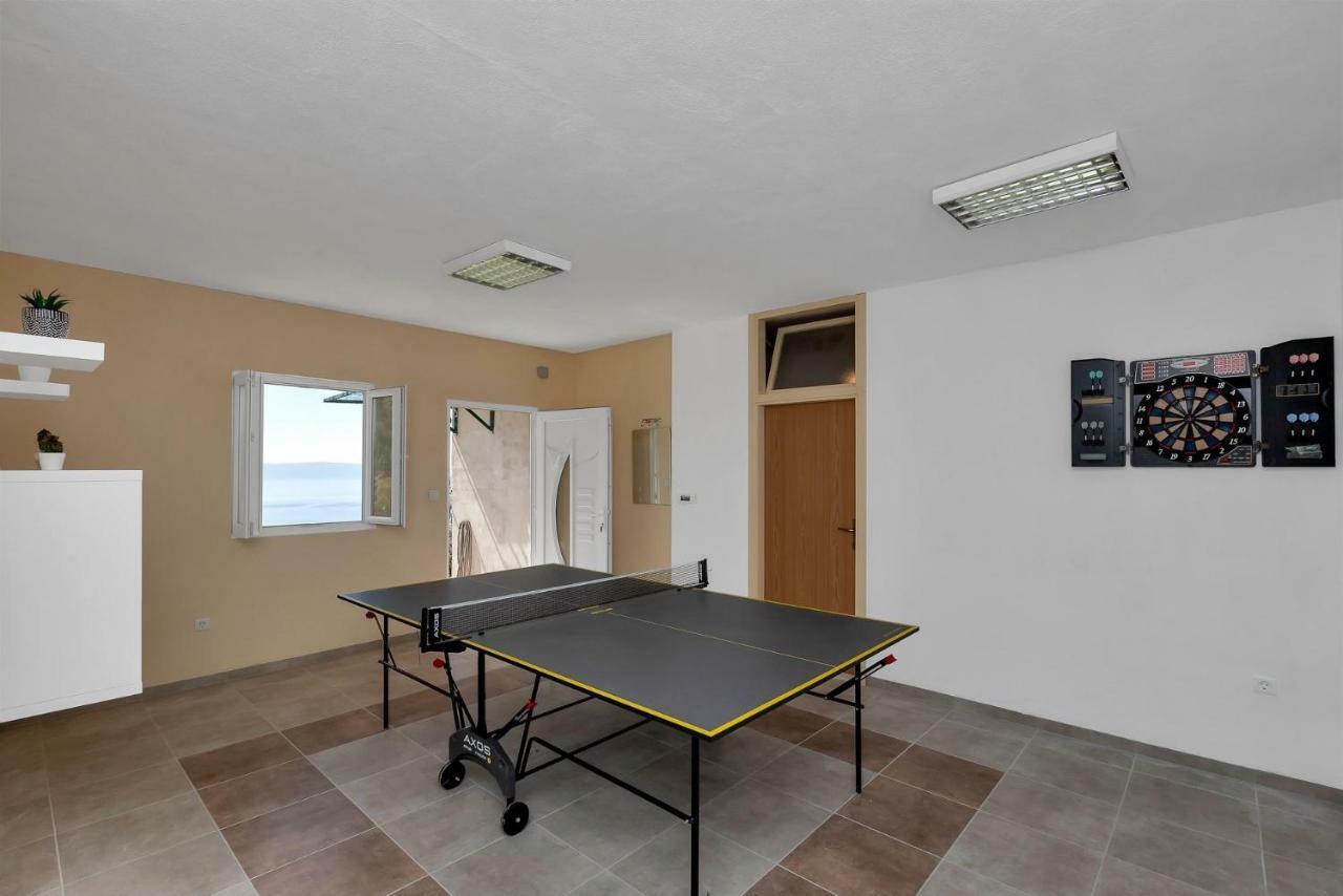 Villa Makar,Heated Pool,Gym,Grill,Seaview Μακάρσκα Εξωτερικό φωτογραφία