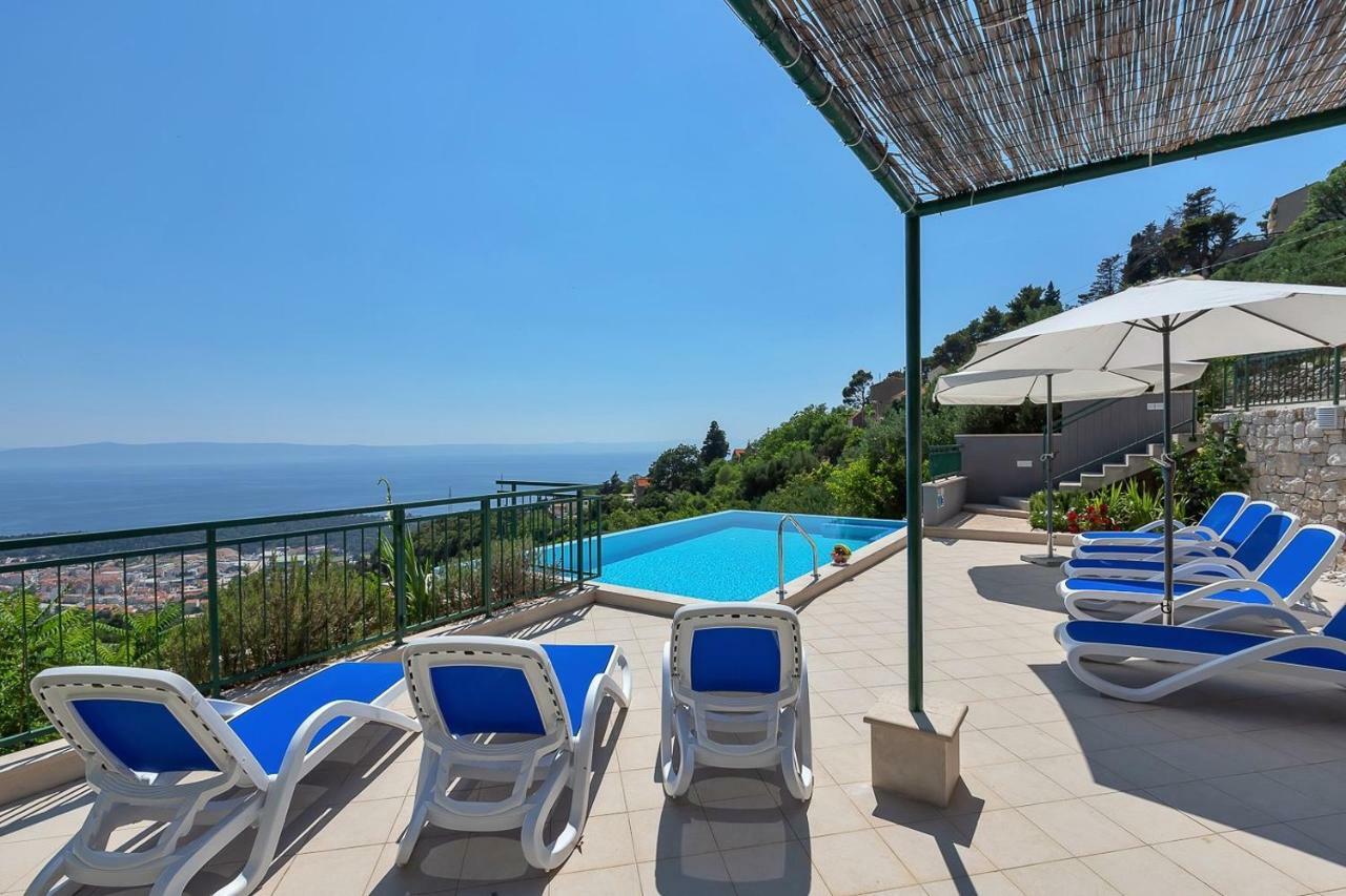 Villa Makar,Heated Pool,Gym,Grill,Seaview Μακάρσκα Εξωτερικό φωτογραφία