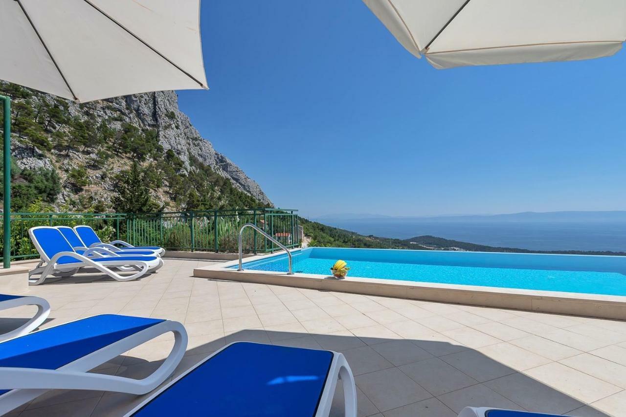 Villa Makar,Heated Pool,Gym,Grill,Seaview Μακάρσκα Εξωτερικό φωτογραφία