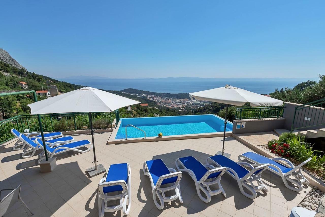 Villa Makar,Heated Pool,Gym,Grill,Seaview Μακάρσκα Εξωτερικό φωτογραφία