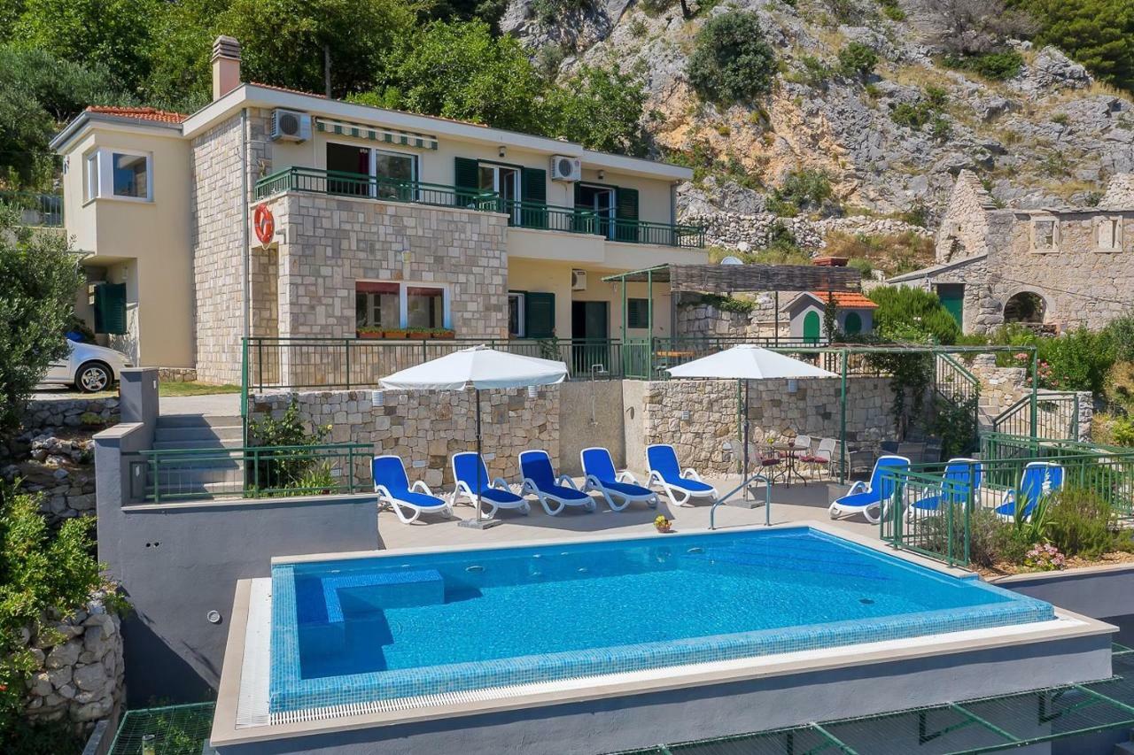 Villa Makar,Heated Pool,Gym,Grill,Seaview Μακάρσκα Εξωτερικό φωτογραφία